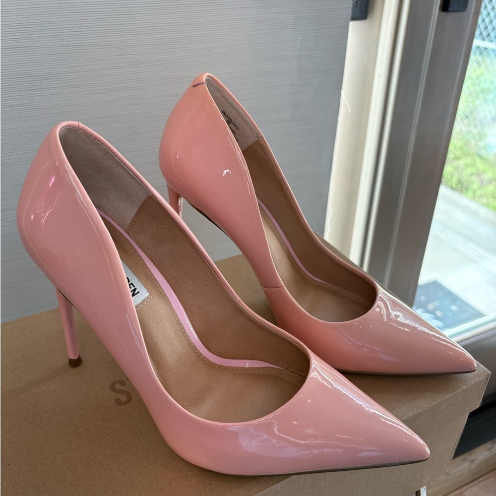 Steve Madden Glossy Pink Heels